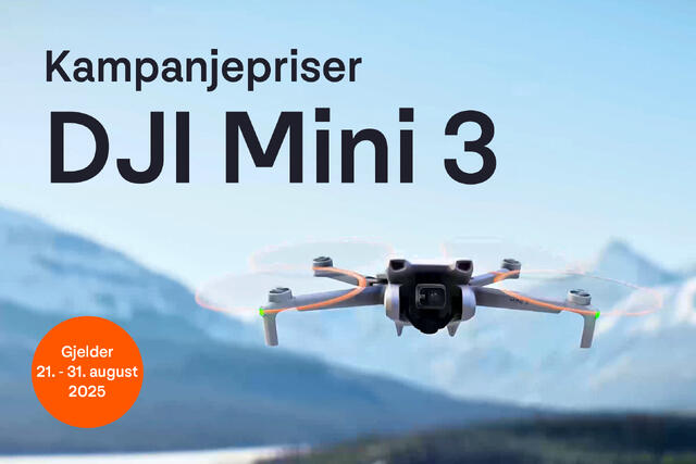 Kampanje på Dji Mini 3